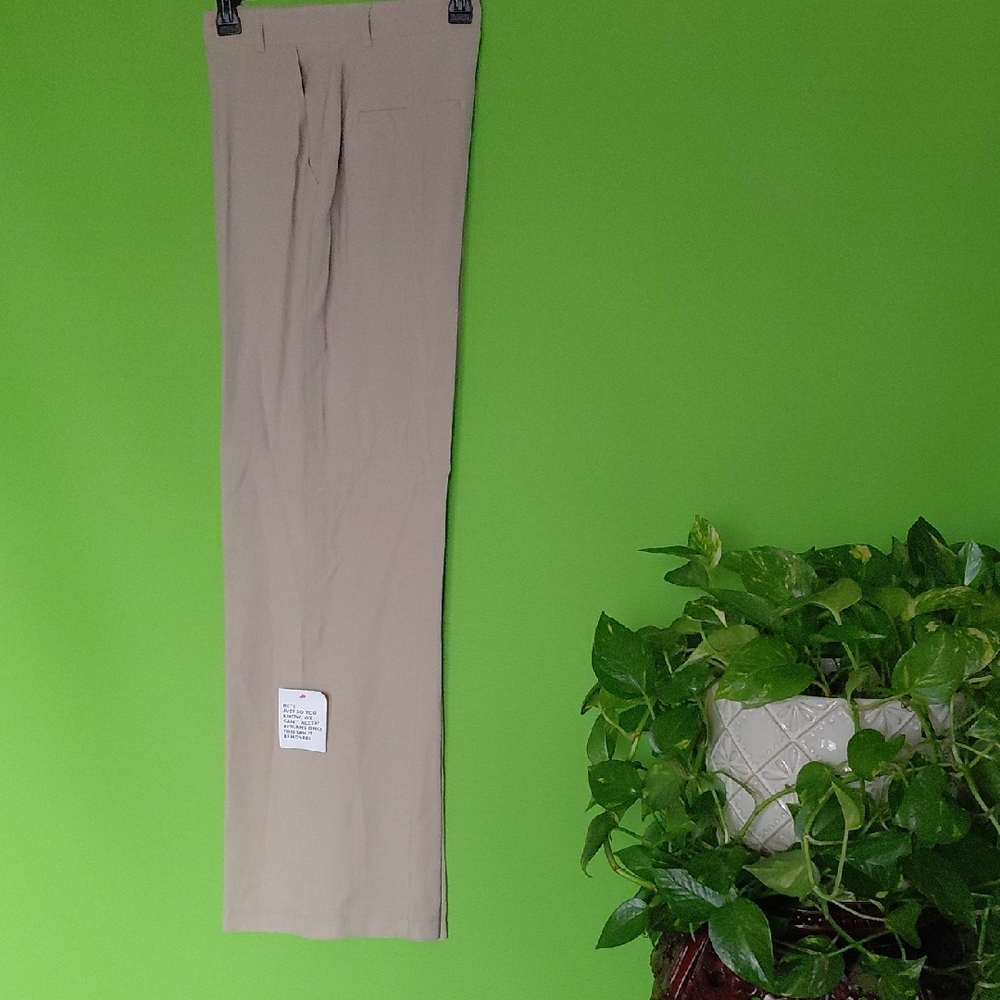 Topshop Tan Wide Leg Dress Pants, Sz. 8 NWT